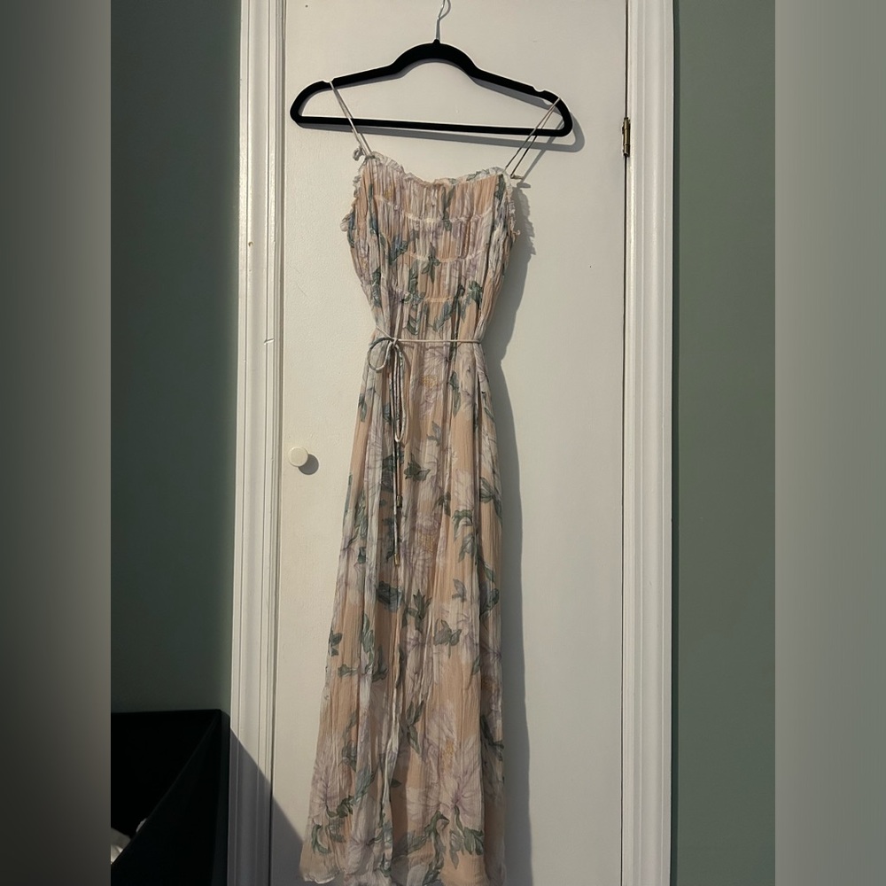 INTERMIX FLORAL MAXI SUN DRESS